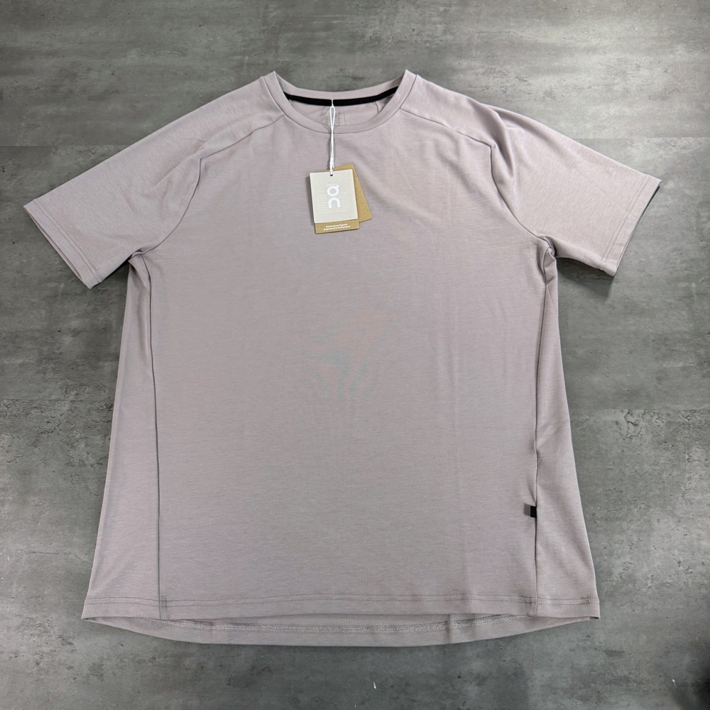 On Cloud Running Focus T Shirt Mens XL Zinc Grey Performance Swiss Training